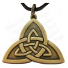 Celtic pendant – Triquetta – Antique bronze