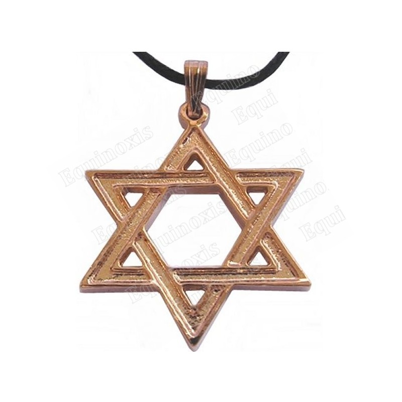 Jewish pendant – Star of David – Gold 2