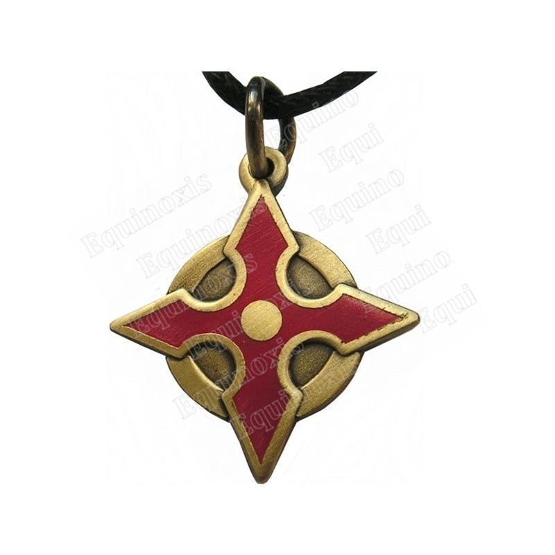 Pendentif fantaisie – Shuriken – Red