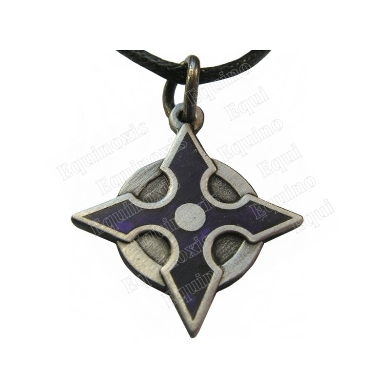 Pendentif fantaisie – Shuriken – Purple