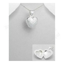 925 sterling silver pendant – Heart pendant 12