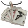 Poker pendant – Royal flush