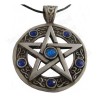 Symbolic pendant – Pentagramme with blue stones
