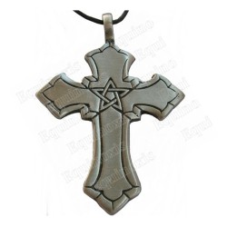 Cross pendant – Cross with pentagramme