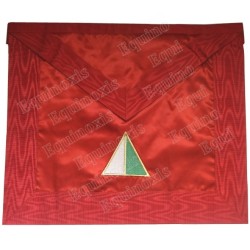 Satin Masonic apron – Scottish Rite (AASR) – 26th degree