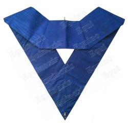 Masonic Officer's collar – Rite York – Trésorier – Machine-embroidered