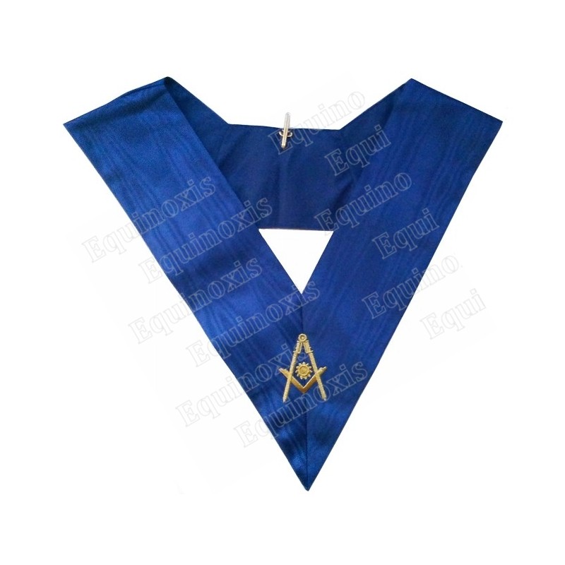 Masonic Officer's collar – Rite York – Premier Diacre – Machine-embroidered