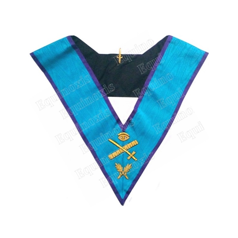 Masonic Officer's collar – Memphis-Misraim – Expert – Hand embroidery