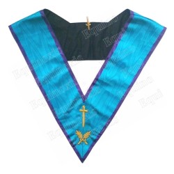 Masonic collar – Memphis-Misraim – Tyler – Hand embroidery