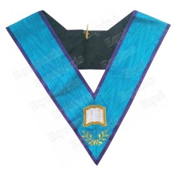 Masonic collar – Memphis-Misraim – Orator – Machine embroidery