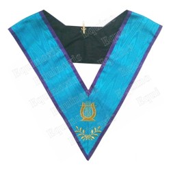 Masonic collar – Memphis-Misraim – Organist – Machine embroidery