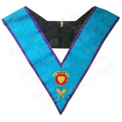Masonic collar – Memphis-Misraim – Almoner – Hand embroidery