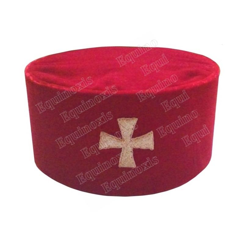 Masonic cap – Knights Templar (KT) – Toque du Temple – Size 57