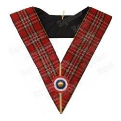 Masonic collar – Rite Standard d'Ecosse – Officer / Worshipful Master – Cocarde tricolore