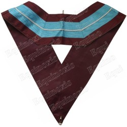 Masonic Officer's collar – Mark Degree – Past Master – Cocarde tricolore