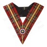 Masonic Officer's collar – Rite Standard d'Ecosse – Past Worshipful Master – Cocarde tricolore