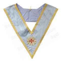 Masonic collar – RSR – Immediate Past Master – Machine embroidery