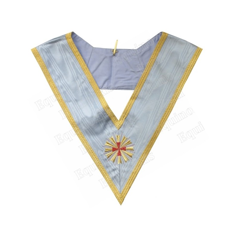 Masonic Officer's collar – RSR – Immediate Past Master – Machine embroidery