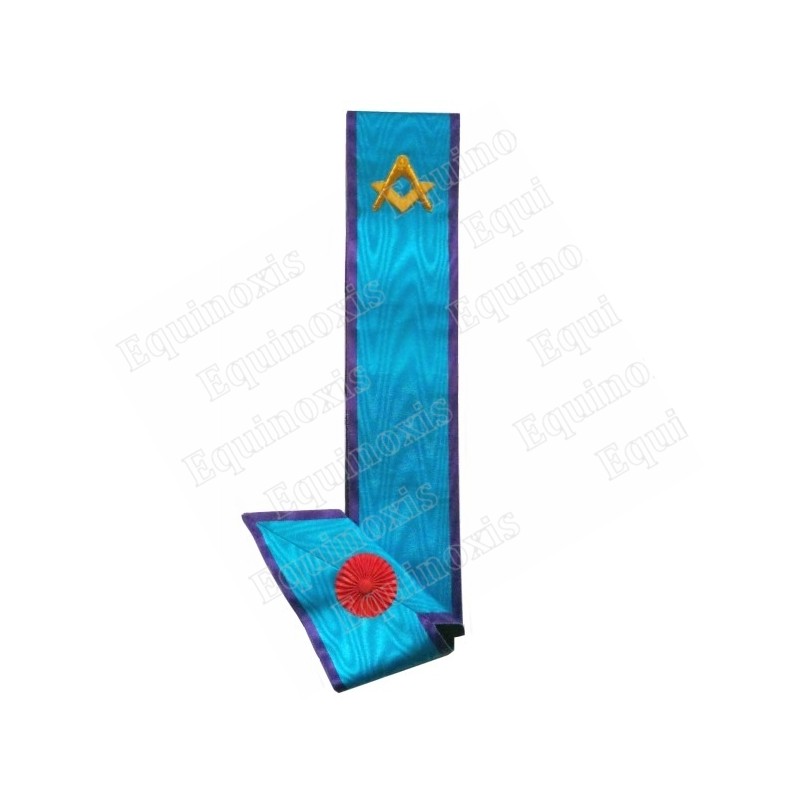 Masonic sash – Memphis-Misraim – Master Mason – Square-and-compass