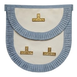 Leather Masonic apron – Rite of Strict Observance – Maître de Loge