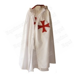 Templar cape with hood – Inward-patted Templar cross