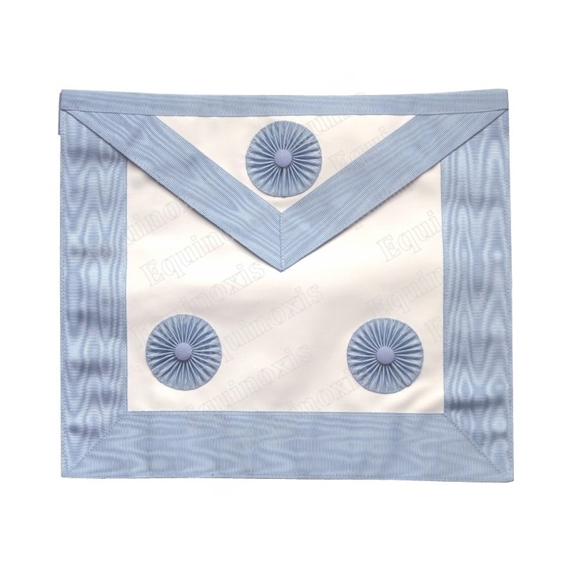 Leather Masonic apron – RSR – Master Mason – 3 rosettes
