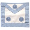 Leather Masonic apron – RSR – Master Mason – 3 rosettes