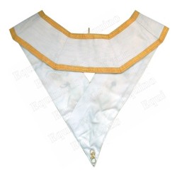 Masonic Officer's collar – ASSR – 31 / 32 / 33rd degree – Grand glory + épées + EJ – Machine-embroidered