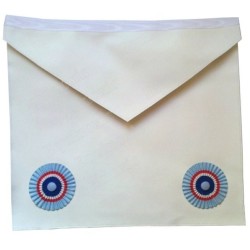 Leather Masonic apron – Craft – Couleur GLNF – Compagnon