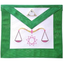 Fake-leather Masonic apron – Scottish Rite (ASSR) – 8th degree