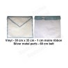 Vinyl  Masonic apron – RSR – Fellow – 1 cm moire