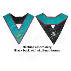 Masonic Officer's collar – AASR – Expert – Machine embroidery