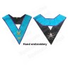 Masonic collar – Memphis-Misraim – Secretary – Hand embroidery