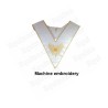 Masonic collar – AASR – 33rd degree – Grand glory – Yellow triangle – Machine embroidery