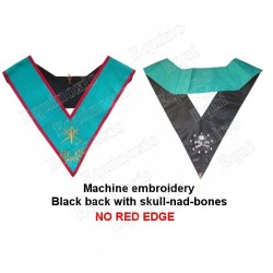Masonic Officer's collar – Groussier French Rite – Master of Ceremonies – Machine embroidery