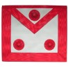 Vinyl Masonic apron – ASSR – Master Mason – 3 rosettes