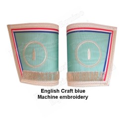 Craft gauntlets – Senior Warden – Machine embroidery