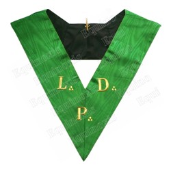 Masonic collar – French Chapter – 3rd Order – L. D. P.