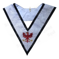 Masonic collar – Grand Ordre Egyptien du GODF – 12ème degré – Hand embroidery