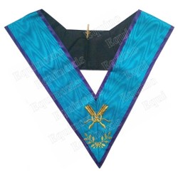 Masonic collar – Memphis-Misraim – Secretary – Machine embroidery