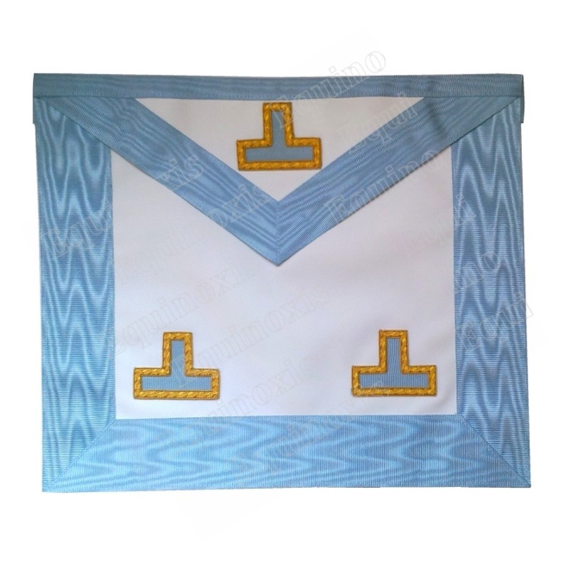 Vinyl Masonic apron – RER – Worshipful Master –3 taus