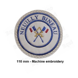 Badge / Macaron GLNF – Petite tenue provinciale – Passé Grand Porte-Etendard – Neuilly Bineau – Brodé machine