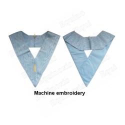 Masonic Officer's collar – RSR – Junior Warden – Machine embroidery