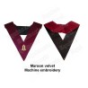 Masonic Officer's collar – AASR – 14th degree – Junior Warden – Machine embroidery