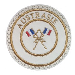 Masonic badge – Grande tenue provinciale – Passé Grand Porte-Etendard – Aquitaine – Machine embroidery