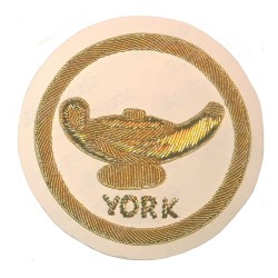 Masonic badge – Grande tenue nationale – Précepteur York – Hand embroidery