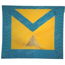 Satin Masonic apron – Scottish Rite (AASR) – 20th degree – Master Ad-Vitam