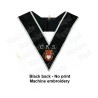 Masonic Officer's collar – ASSR – 30th degree – CKS – Grand Almoner – Machine-embroidered