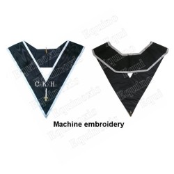 Masonic Officer's collar – ASSR – 30th degree – CKH – Deuxième Grand Juge – Machine-embroidered