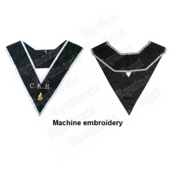 Masonic Officer's collar – ASSR – 30th degree – CKH – Grand Maître des Banquets – Machine-embroidered